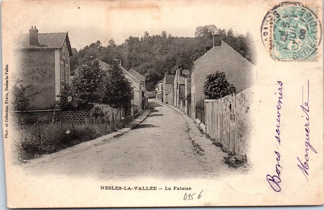 95 NESLES LA VALLEE - la falaise.