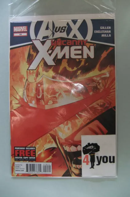 9.0 Vf/Nm Near Mint Avengers Vs Uncanny  X-Men # 19 Us Edition Wp Yop 2012