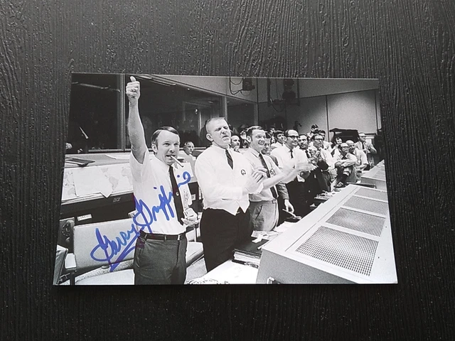 GERALD GERRY GRIFFIN NASA FLIGHT DIRECTOR AUTOGRAPHED SIGNED 4x6 GLOSSY PHOTO