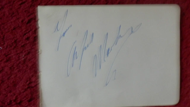 Actor Comedian Alfred Marks Autograph