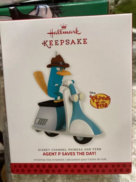 Hallmark Keepsake Ornament 2013 Agent P Saves the Day! Phineas and Ferb
