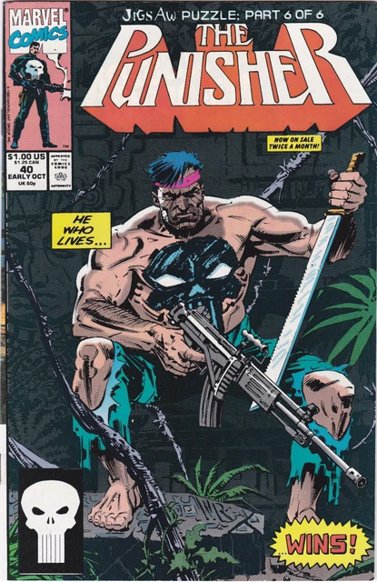 The Punisher #40 Vol. 2 (1987-1995) Marvel Comics