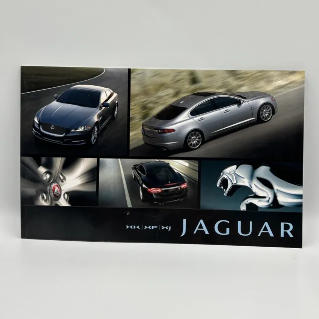 2011 Jaguar 44pg Brochure XKR XK Convertible XF XFR XJ Sedan Excellent Original