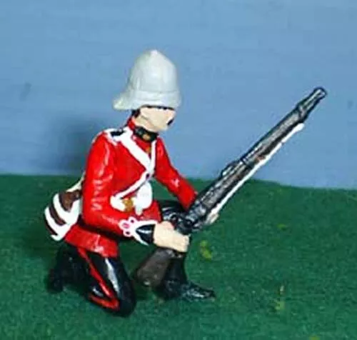 Toy Soldiers Zulu War British  24Th Ft Soldier Kneeling At Ready 54 Mm