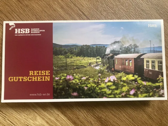 Reisegutschein/Freifahrt: Einfache Brockenfahrt mit Harzer Schmalspurbahn HSB