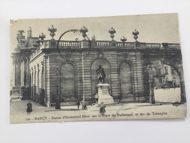 CPA 54 Meurthe-et-Moselle - Nancy - Statue of Emmanuel Héré, Parliament Square