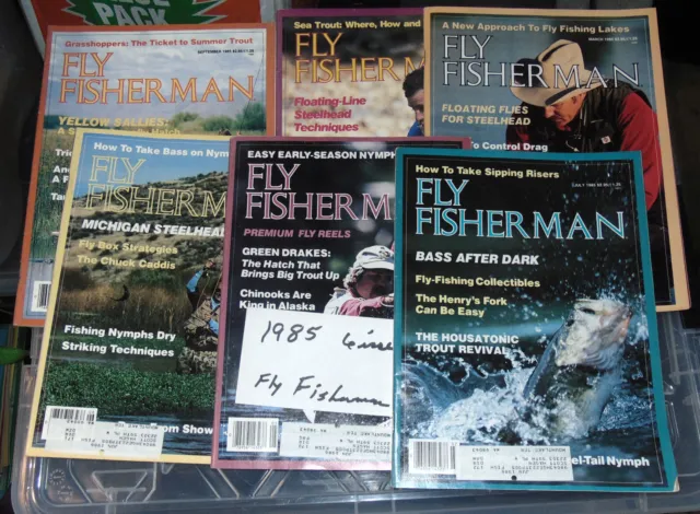 FLY FISHERMAN MAGAZINE Lot 12 Issues 1996 & 1997 ex cond £14.20