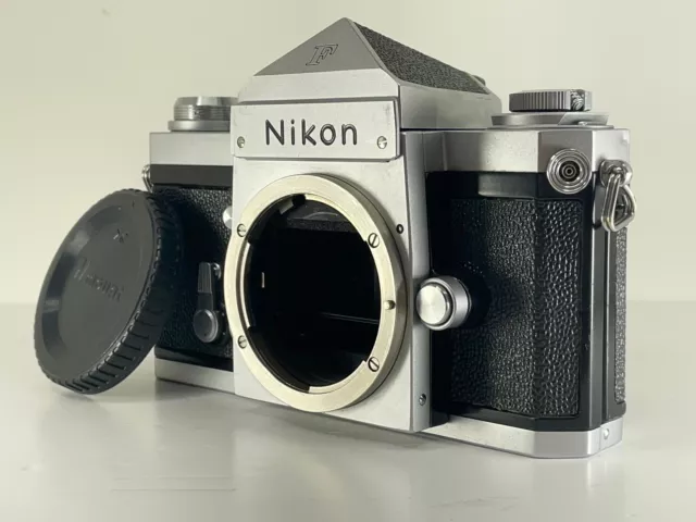 [Optique N-Mint] Nikon F Eye Level Argent 35mm Corps De Caméra À Film SLR Japon