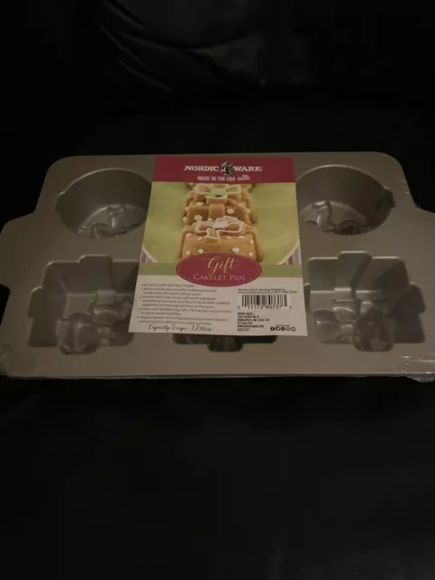 Nordic Ware 6 Gift Present Cakelets Cake Pan Tin Heavy Aluminium Rare Brand New