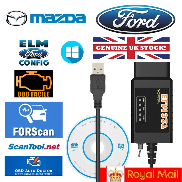 ELM327 PER SCANSIONE USB ELM327 USB FTDI Con Lettore Di Codici Switch Scanner Forscan Elmconfig Hs~p148136409 - Foto 5