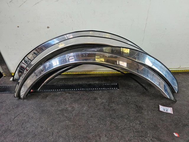 Chrome Rear Racing Wing JAGUAR S TYPE wheel arch fender trims chrome kit 4 pcs front rear wing ...