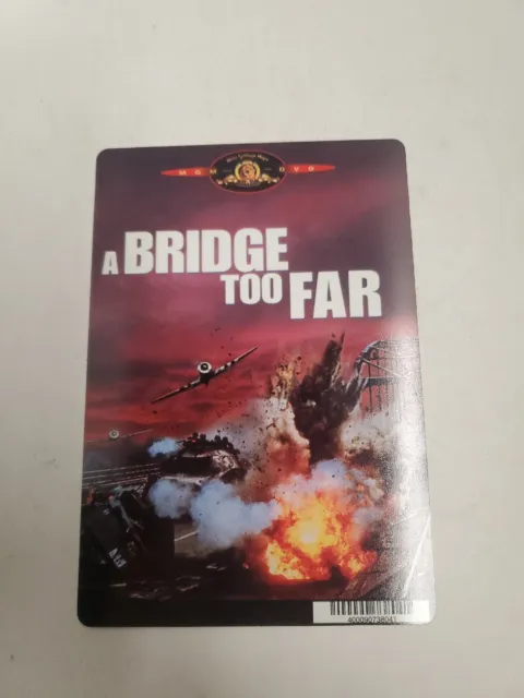 A Bridge Too Far BLOCKBUSTER SHELF DISPLAY DVD BACKER CARD ONLY 5.5" X 8"