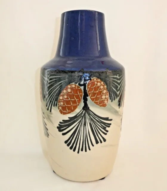 Große Vase Bunzlau Zapfen 2