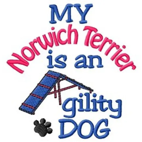My Norwich Terrier is An Agility Dog Short-Sleeved Tee - DC1966L