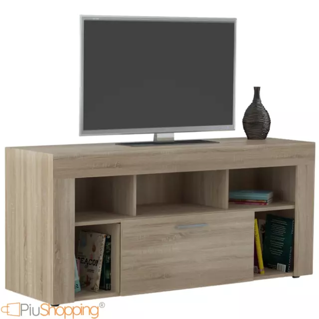 MOBILE PORTA TV DESIGN MODERNO IN LEGNO PER ARREDO SOGGIORNO SALOTTO 135x60x41