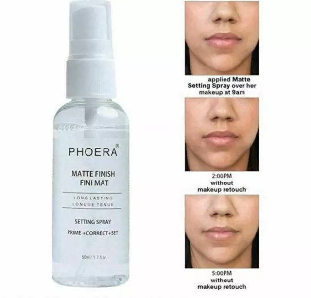 Phoera Matte Makeup Setting Spray Face Primer Foundation Base Fixer Hydrate Fix