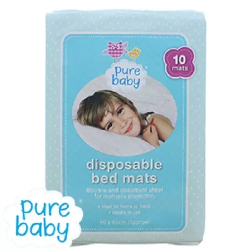 Pure Baby Disposable Baby Mats Toilet Potty Training Pads 10 mats 90 x 60 cm