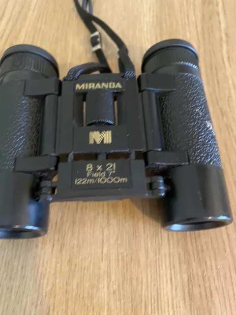 Miranda Elite 8x21 Field 7 Degree Compact Bird Watching Sport Binoculars