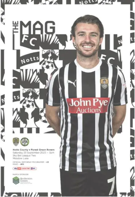 * 2023/24 - Notts County Home Programmes - Choose From List *