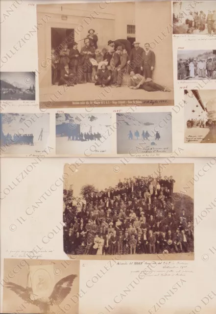 1883 BRESCIA Congresso CAI Val Malenco Milano Alpinismo RARE Fotografie