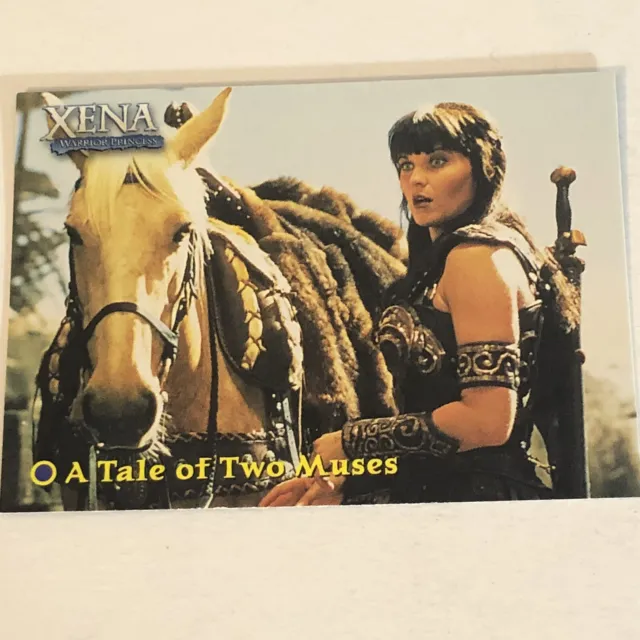 Xena Warrior Princess Trading Card Lucy Lawless Vintage #7 Tale Of Two Muses