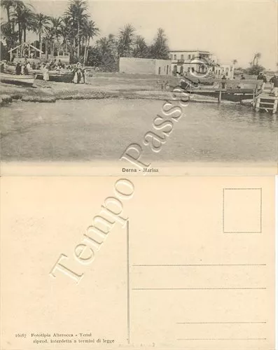 Colonie, Libia - Derna, porto