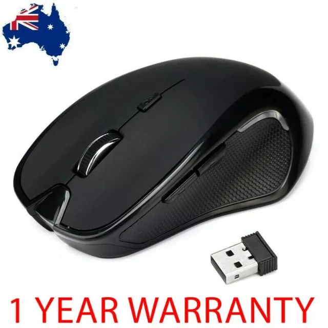 2.4GHz Wireless Optical Gaming Mouse Mice For Computer PC Laptop