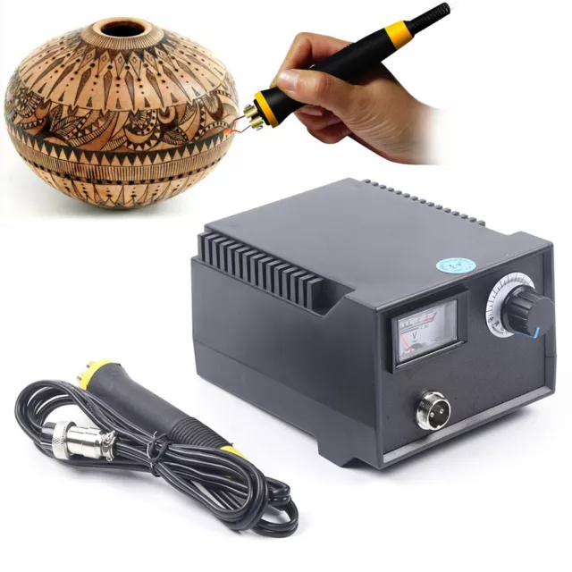Brandmalkolben Set Brandmalstation Brandmalerei Pyrography Machine Brandmalstift