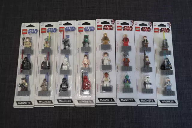 Lego Star Wars - Magnet - Aimant - Figurine - Lot De 24 - Neuf - Scelle