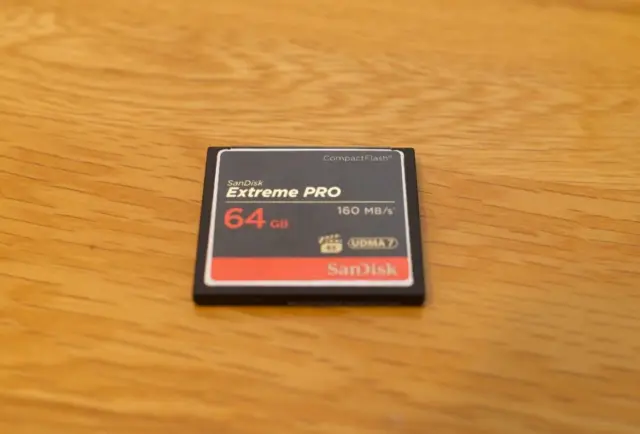 SanDisk Extreme Pro 64GB CF Compact flash Memory Card UDMA 7 160MB/s USED