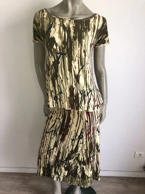 Ensemble Jean Paul Gaultier Pantalon, Top Et Jupe Paréo - Taille M, Vintage Y2K Rare