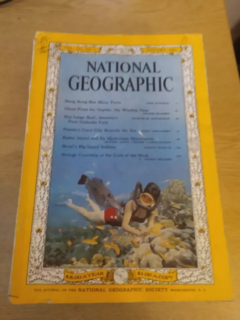 National Geographic Vol. 121 No. 1, January 1962, Hong Kong - B150