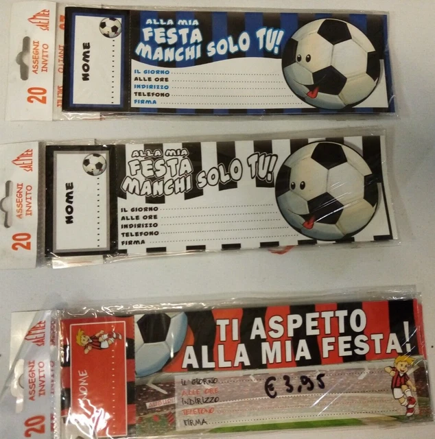 Inviti Compleanno Juventus - Blocco Da 20, Perfetti Per Feste A Tema - Foto 7