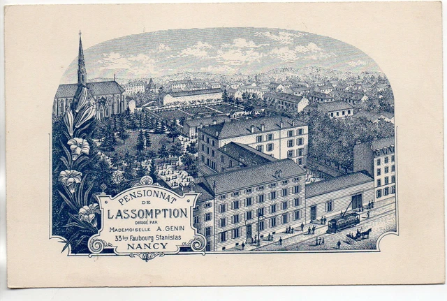 NANCY - Meurthe et moselle - CPA 54 - Ecoles - Pensionnat de l' Assomption