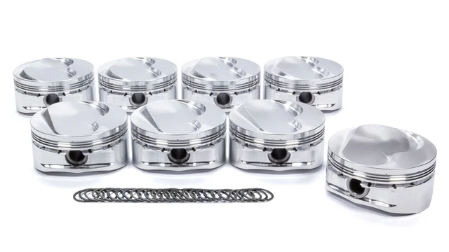 Je Pistons    281793    Sbc Domed Piston Set 4.125 Bore +4.5Cc