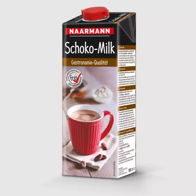 Naarmann cioccolato latte 1,5% grassi gastronomia qualità gusto forte 1000 ml