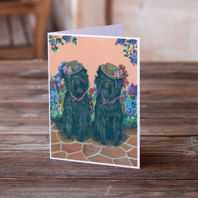 Affenpinscher Greeting Cards and Envelopes Pack of 8 PPP3001GCA7P