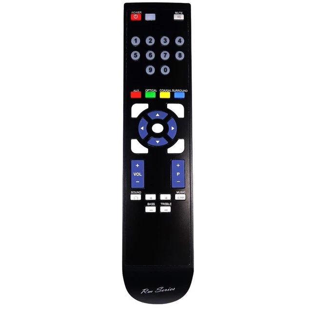 Télécommande RM-Series Pour Barre De Son Panasonic SC-HTB385EGK - Télécommande De Remplacement Neuve