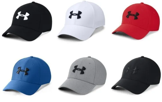 Under Armour Men's UA Blitzing 3.0 Stretch Fit Cap B/W/R/B/G (pick one)