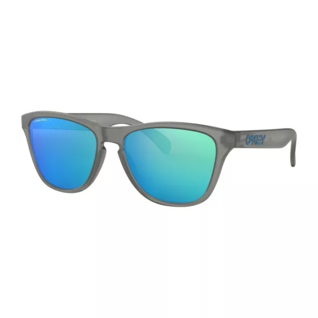 Oakley Frogskins XS Matte Grey Ink Prizm Sapphire Glasses Sunglasses