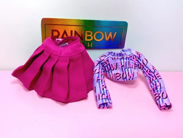 RAINBOW HIGH Doll Bundle #40💥 CLOTHES OUTFIT MATCHING Accessories CHECK LIST