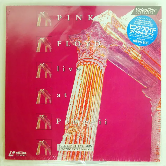Pink Floyd Live At Pompeii 	Polygram Music Video Val-3072 Japan Shrink 1Ld