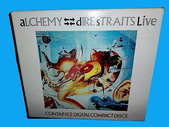 Dire Straits Live Alchemy 2 CD Boxed Set 1984 Warner Brothers Part 1 and Part 2 Dire Straits Live Alchemy 2 CD Boxed Set 1984 Warner Brothers Part 1 and Part 2