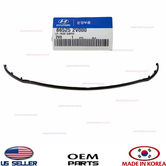 GENUINE FRONT BUMPER Lower Spoiler Chin Lip OEM Hyundai Veloster Base