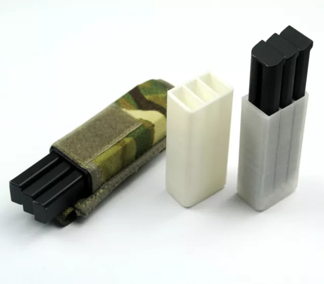 Airsoft AEP Triple Mag Magazine Holster - Fits three electric pistol magazines