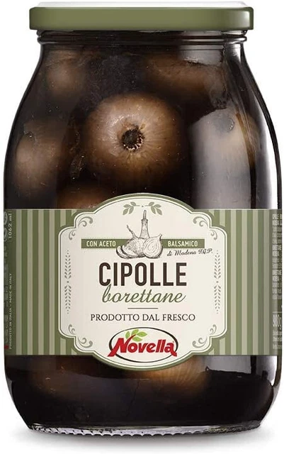 Novella Italia. Cipolle Borettane in Aceto Balsamico di Modena IGP