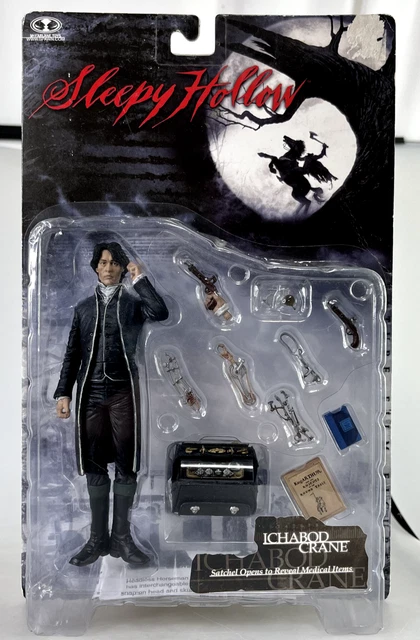 1999 6" Sleepy Hollow Ichabod Crane Johnny Depp Action Figure McFarlane Toys NIB