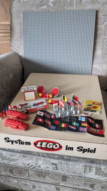 Umfangreiche Sammlung LEGO aus den 60er Jahren incl. Basisplatte