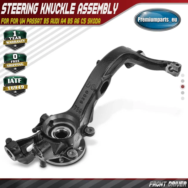 Steering Knuckle Assembly Front Right for VW Passat B5 Audi A4 B5 A6 C5 Skoda