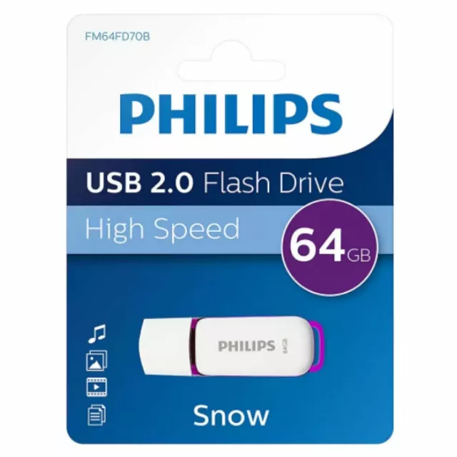 Clef usb 64go Philips cle usb 64 go Snow clé USB 2.0 Flash Drive high Speed